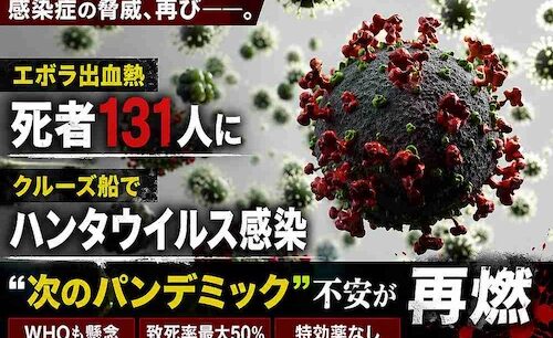 エボラ死者131人、クルーズ船でハンタウイルス感染も　世界が再び抱く“パンデミック不安”の正体