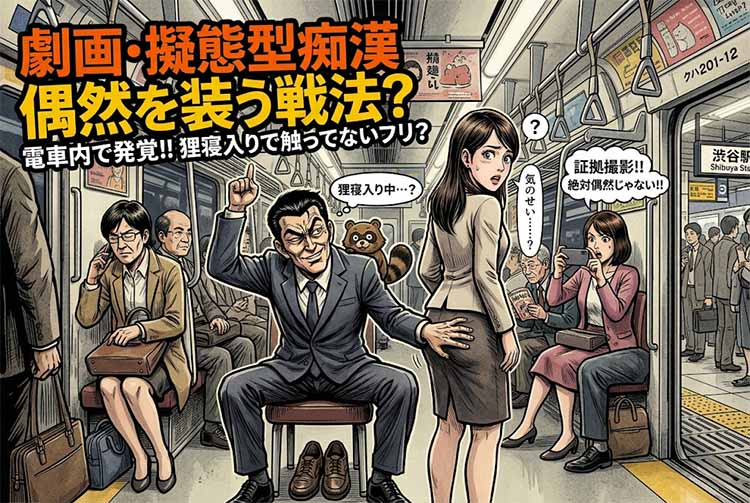 電車内のおさわり