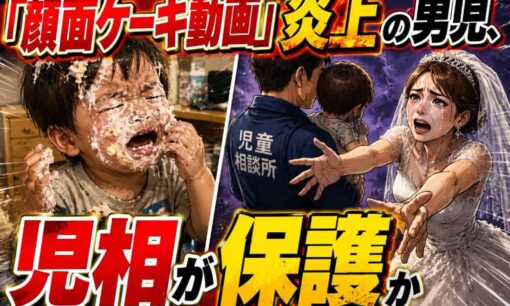 「顔面ケーキ動画」炎上の男児、児相が保護か　結婚式で1日返却を求めるなど児童虐待議論はさらに拡大