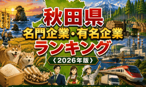 秋田県名門企業・有名企業一覧　売上ランキング〈2026年版解説〉