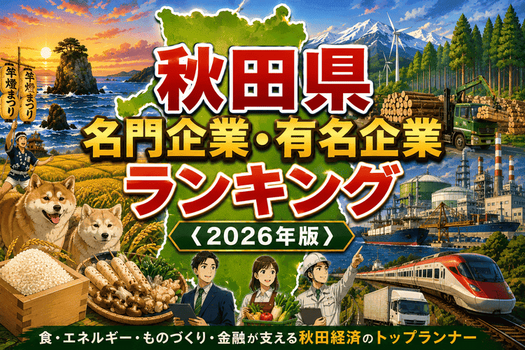 秋田県名門企業・有名企業一覧　売上ランキング〈2026年版解説〉