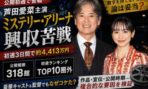 映画「ミステリー・アリーナ」苦戦で囁かれる芦田愛菜”数字を持てない”論は妥当か