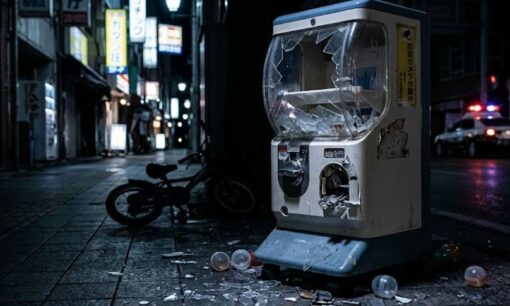 【沖縄・那覇】小学生7人組が深夜のガチャ破壊・窃盗か。「泡盛之店 琉夏」店主の悲痛な訴え