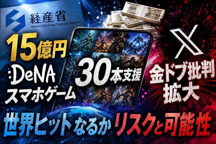 経済産業省　補助金　DeNA