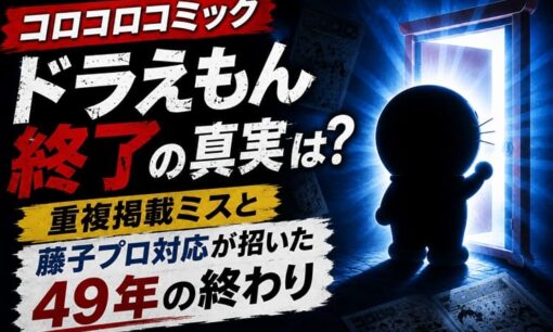 コロコロコミック ドラえもん終了の真実は？ 重複掲載ミスと藤子プロ対応が招いた49年の終わり