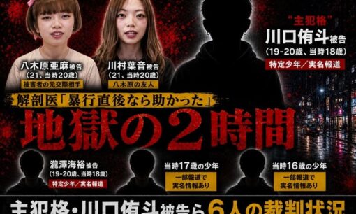江別大学生集団暴行致死事件  解剖医「暴行直後に救急搬送なら高い確率で助かった」地獄の2時間  主犯格・川口侑斗被告ら6人の裁判状況