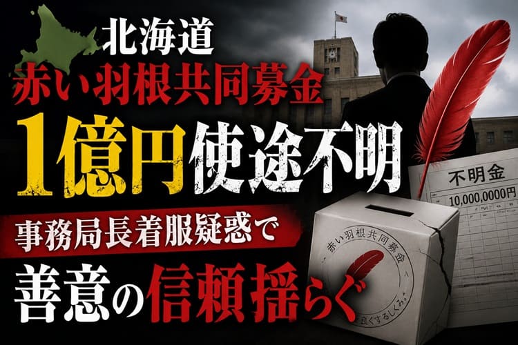 赤い羽根共同募金 北海道 不正