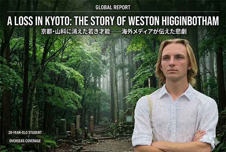 京都行方不明大学生 James "Weston" Higginbotham