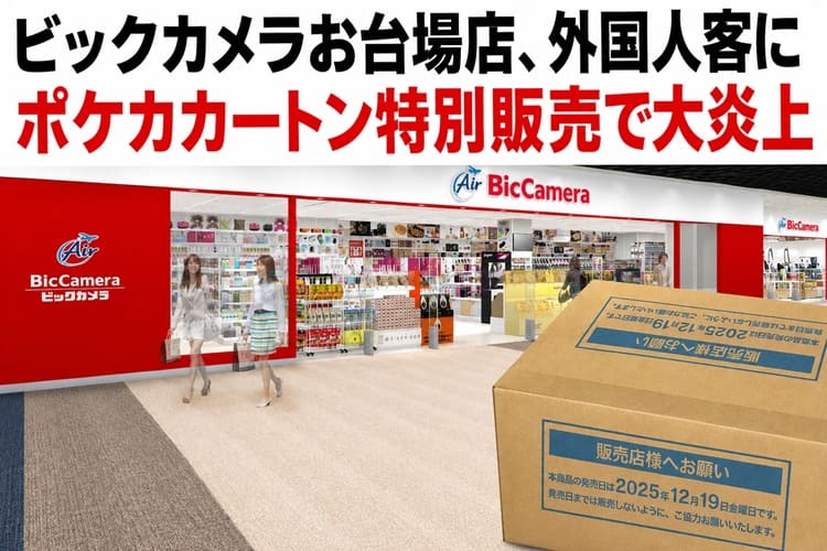 ポケカ　ビックカメラ　お台場　炎上