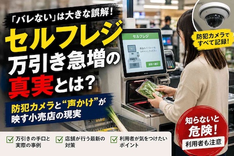 セルフレジ万引き急増、「バレない」は大きな誤解　防犯カメラと“声かけ”が映す小売店の現実