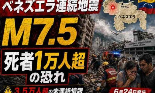 ベネズエラM7.5地震、死者数千〜1万人超の恐れ　3.5万人不明情報も　観測史上最大級
