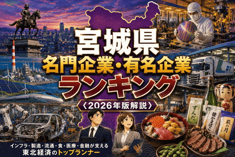 宮城県名門企業・有名企業一覧　売上ランキング〈2026年版解説〉