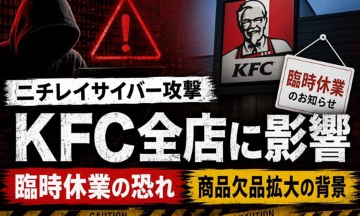 ニチレイサイバー攻撃 KFC全店に影響 臨時休業の恐れ 商品欠品拡大の背景