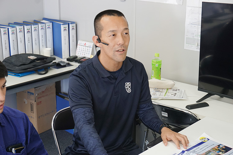 巴山建設株式会社土木部技術システム課課長代理の松村大生氏