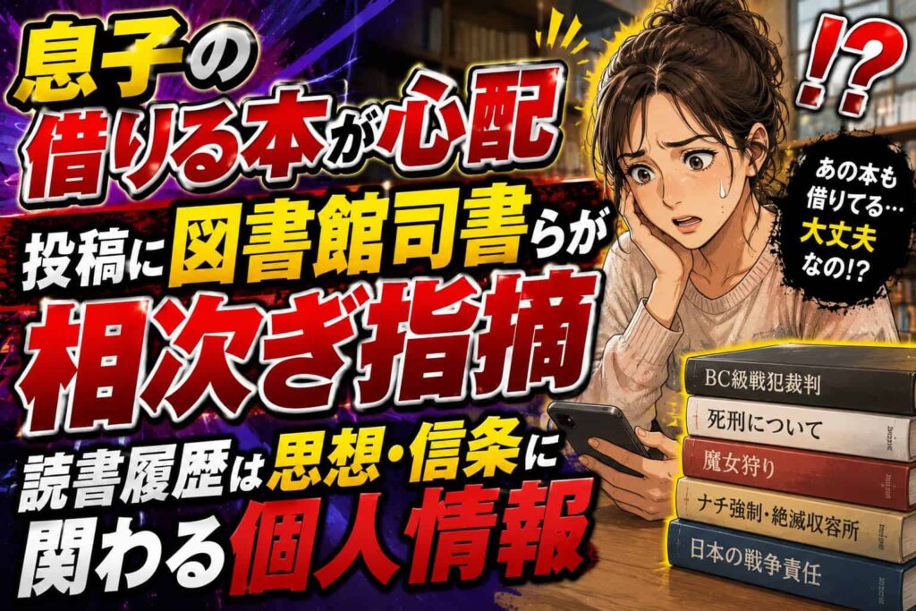 貸し出し図書履歴の公開禁止