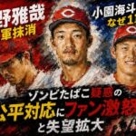 カープ矢野雅哉1軍抹消  小園海斗はなぜ1軍残留  ゾンビたばこ疑惑の不公平対応にファン激怒と失望拡大
