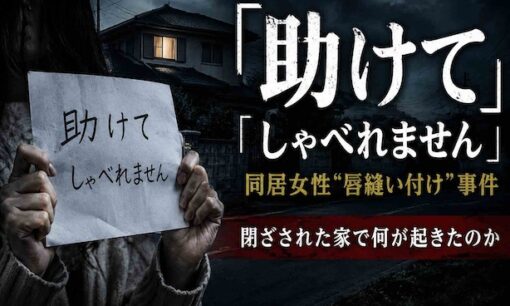 「助けて」「しゃべれません」紙で逃げた同居女性　茨城・古河市“唇縫い付け事件”に浮かぶ支配の家