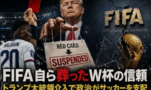 FIFA自ら葬ったW杯の信頼 トランプ大統領介入でレッドカード処分が政治に屈した瞬間