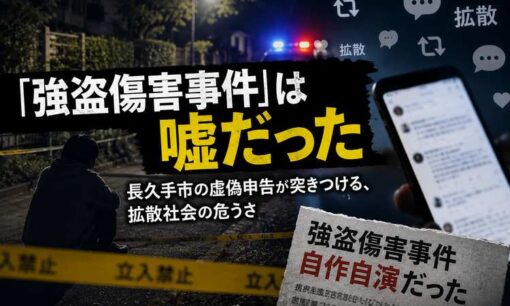 「強盗傷害事件」は嘘だった――長久手市の虚偽申告が突きつける、拡散社会の危うさ