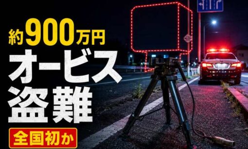 全国初か、約900万円の可搬式オービス盗難　速度超過隠しか　埼玉・加須の倉本浩司容疑者を逮捕