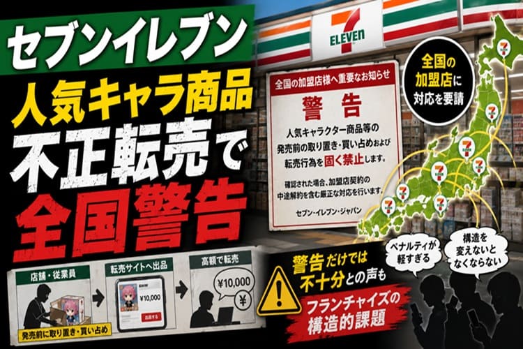 セブンイレブン 不正転売