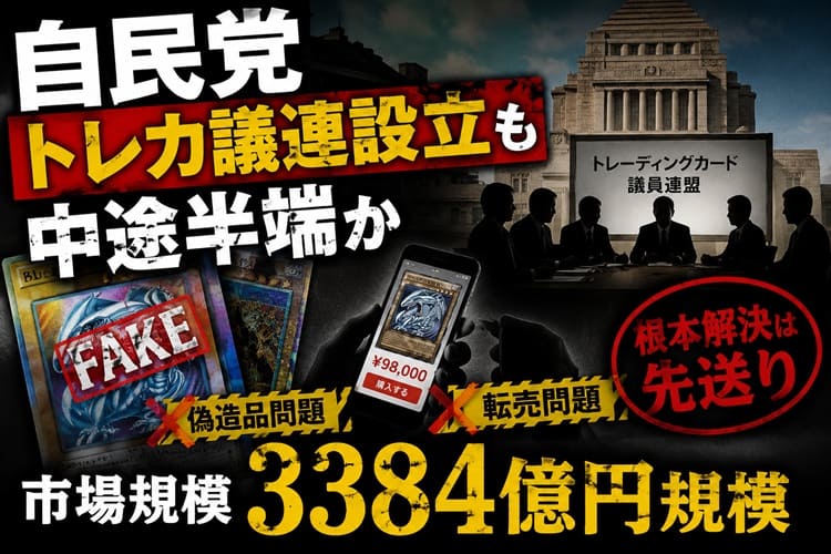 自民党　トレカ議連設立