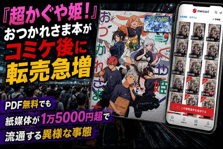 超かぐや姫 おつかれさま本 コミケ 転売