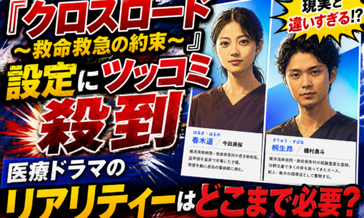 『クロスロード ～救命救急の約束～』設定にツッコミ殺到　医療ドラマのリアリティーはどこまで必要？