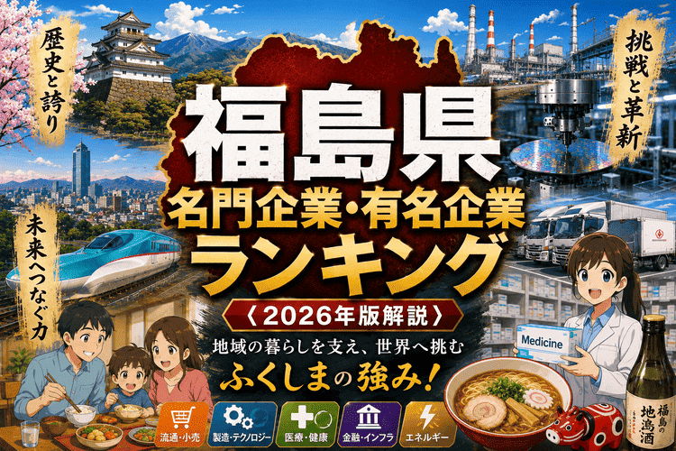 福島県名門企業・有名企業一覧　売上ランキング〈2026年版解説〉
