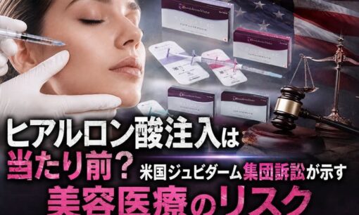 ヒアルロン酸注入は当たり前？米国ジュビダーム集団訴訟が示す美容医療のリスク