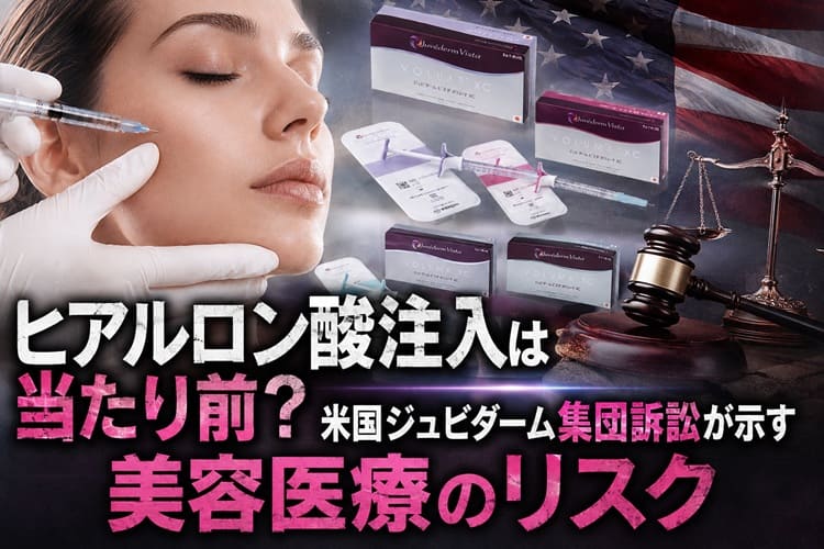 ヒアルロン酸　アラガン社　ジュビダーム　集団訴訟