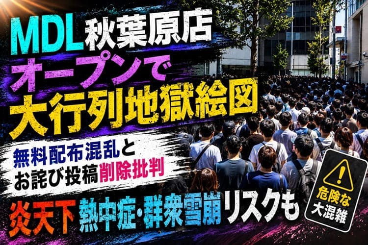 MDL秋葉原店 オープン 大混雑