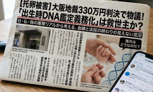 托卵論争に沸く日本が知らない世界のルール  私的DNA鑑定は懲役刑？