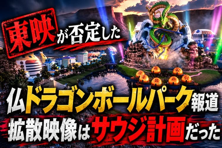フランス　ドラゴンボールパーク　東映　否定