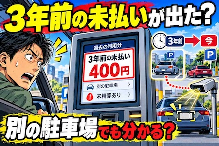 「3年前の未払い400円」が別の駐車場で突然表示　Xで5万いいね、なぜ過去の料金まで分かる？
