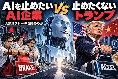 「AIを止めたいAI企業」と「止めたくないトランプ」 なぜ作り手がブレーキを求め始めたのか