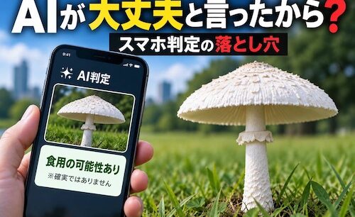毒キノコまでAI任せ？　誤食事故で見えた“便利すぎる判定”の危うさ