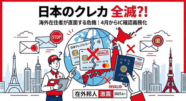 日本のクレジットカード全滅？