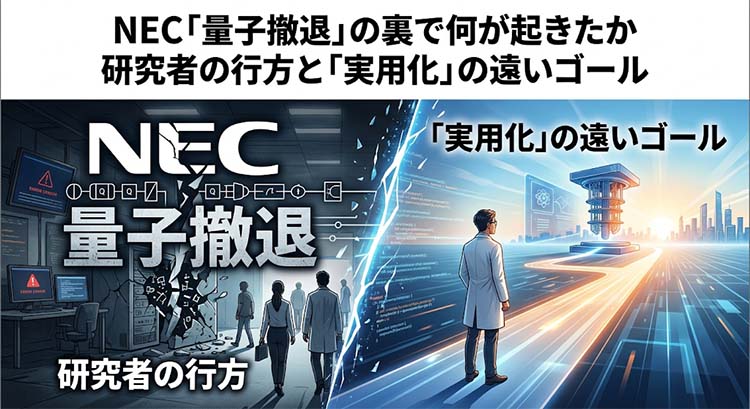 量子コンピュータNEC撤退