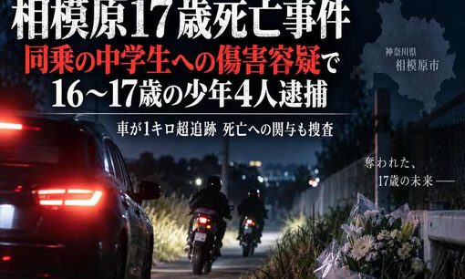 相模原17歳死亡事件　少年4人送検、被害中学生に口止めか