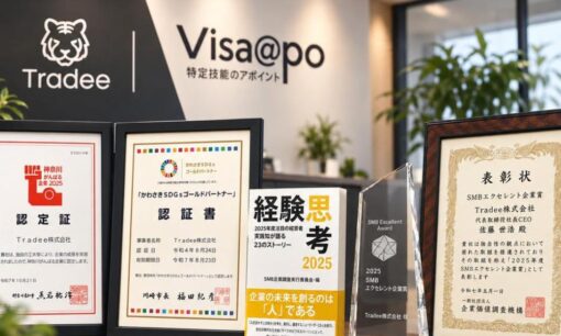 「単なる労働力」で終わらせない。Tradeeが営業支援の裏方から広げる外国人人財の就業機会