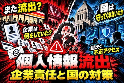 個人情報流出が止まらない！ローソン215万件、第一興商872万件…企業は謝罪だけ、政府は何をしているのか