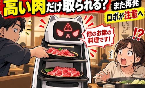 しゃぶ葉「高い肉だけ横取り」再び　対策したのに再発、ついに配膳ロボが客を注意へ