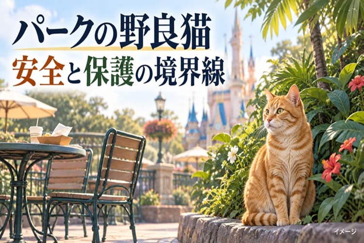 東京ディズニーランド　野良猫　問題